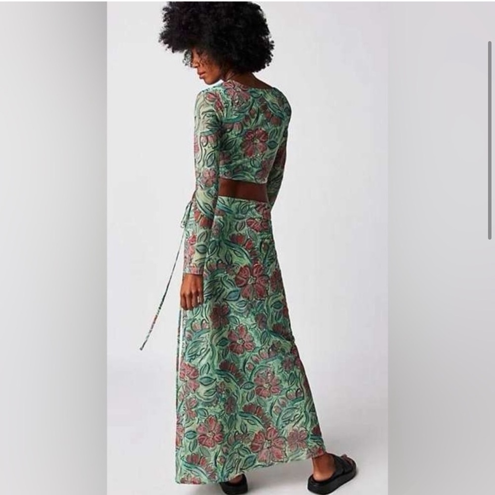 Free People Supernova Wrap Skirt & Top 2 Piece Set Small - Picture 4 of 6